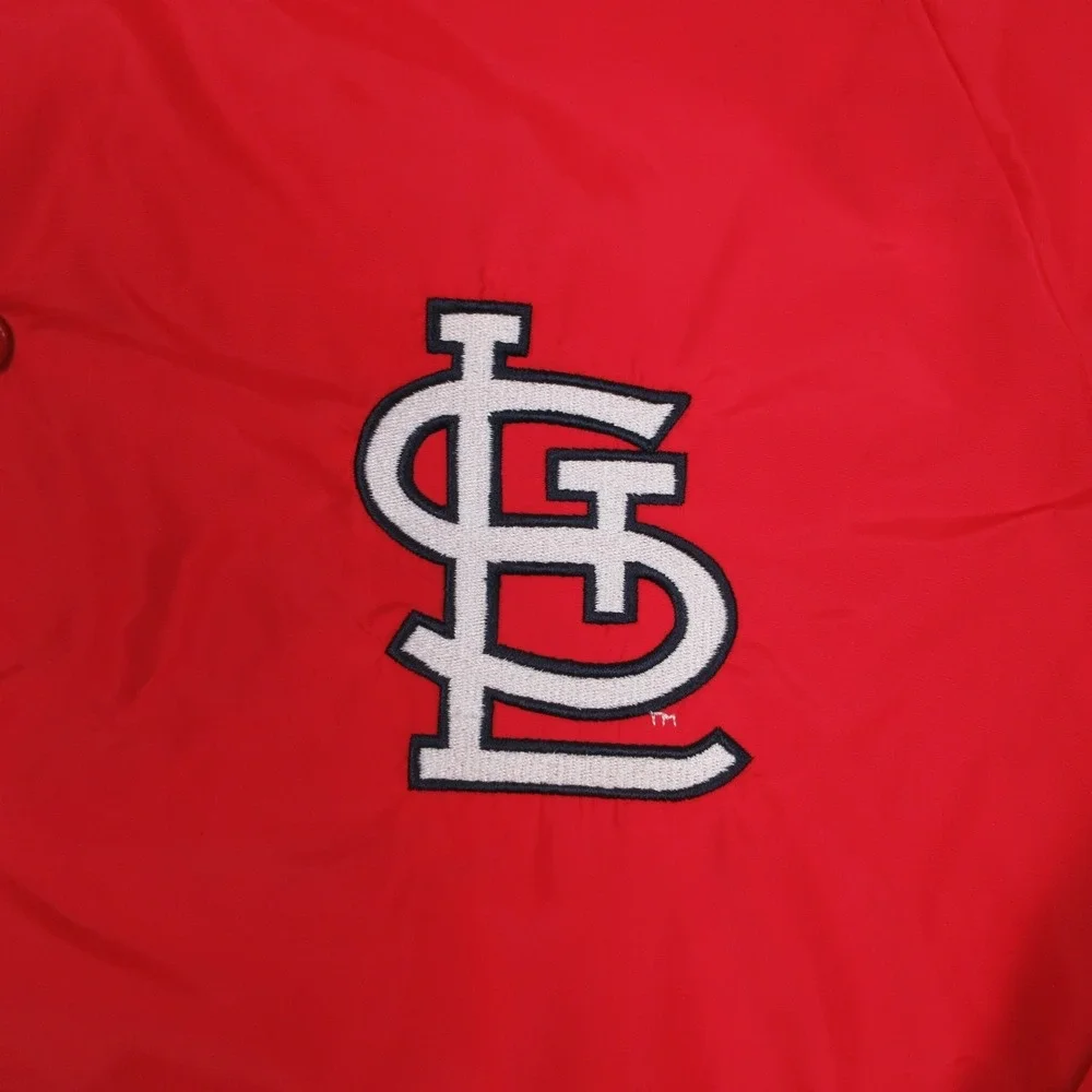 Vintage St Louis Cardinals Jacket Mens XL Red Champion Bomber Made In USA Logo‎